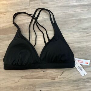 NWT Black Bathing Suit Top